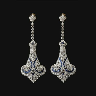 sterling silver antique earrings