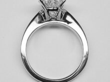 14K White Gold Finish 2.35Ct Heart Shaped Diamond Solitaire Love Promise Ring SJ2785