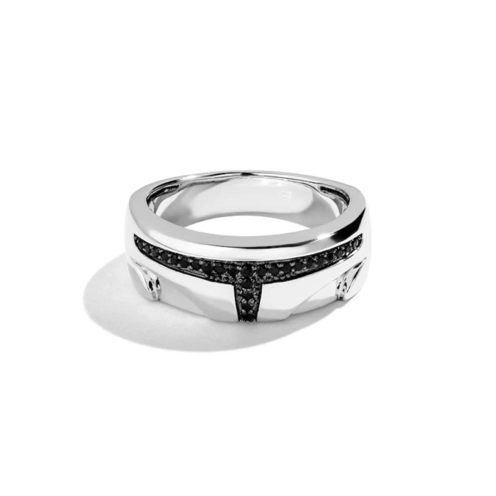 Star Wars Fame The Mandalorian Men’s Black Simulated Diamond White top Gold Ring Men’s Black Diamond Engagement Wedding Ring 925 Silver7734