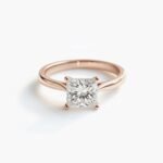 Princess Cut 1.50ct EF VS1 Certified CVD Lab Diamond Ring in 18K White Gold – Classic Solitaire Engagement Ring  IGI Certified