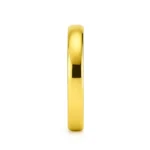 20250726_1639_14K Gold Wedding Band_remix_01k136mb6sexwtwqmqe3fr2vf1