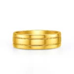 20250726_1701_14K Gold Wedding Band_remix_01k137xypbf89a0vgqv4kasmc3