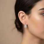 Emerald cut earring (1)