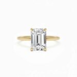 2.0 ctw Emerald Cut Diamond Solitaire Engagement Ring in 14K Gold