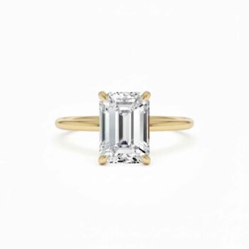 2.0 ctw Emerald Cut Diamond Solitaire Engagement Ring in 14K Gold