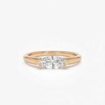 East-West Marquise Diamond Bezel Solitaire Ring, 0.75 CTW (E-F/VS1) IGI Certified