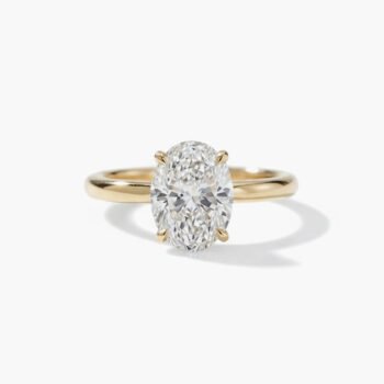 IGI Certified 3.56 ct Oval Cut double Hidden Halo Lab Diamond Ring