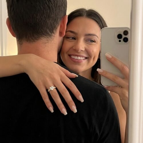 925 Silver IGI Certified 1.5 ctw Heart Lab Diamond Graduated Side Stone Ring photo review