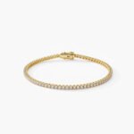 Petite Lab Diamond Tennis Bracelet (2-3 ct. tw.) in 18K Yellow Silver