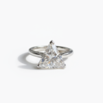 3.01CT Triangle Cut Moissanite Engagement Ring Solitaire Ring 925 Silver DE VVS1 Trillion Cut Minimalist Ring